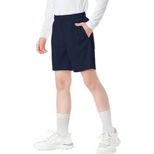 boys Basketball Shorts Soccer Shorts Gym Shorts Boys Medium Navy Blue